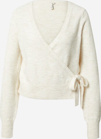 NLY by Nelly Knit Cardigan in Beige: front