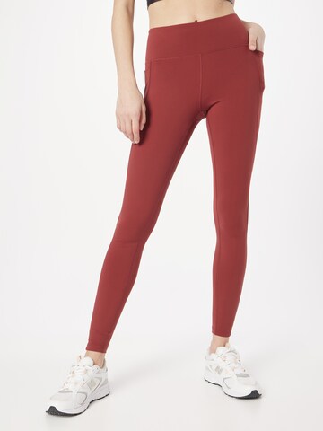 Whistler Skinny Sportbroek 'Dashy' in Bruin: voorkant