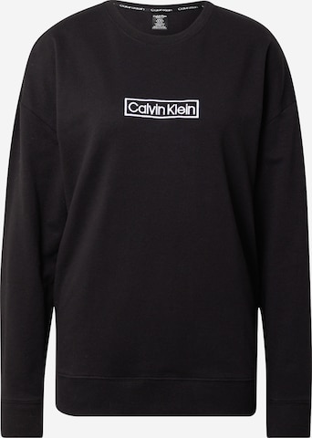 Sweat-shirt Calvin Klein Underwear en noir : devant