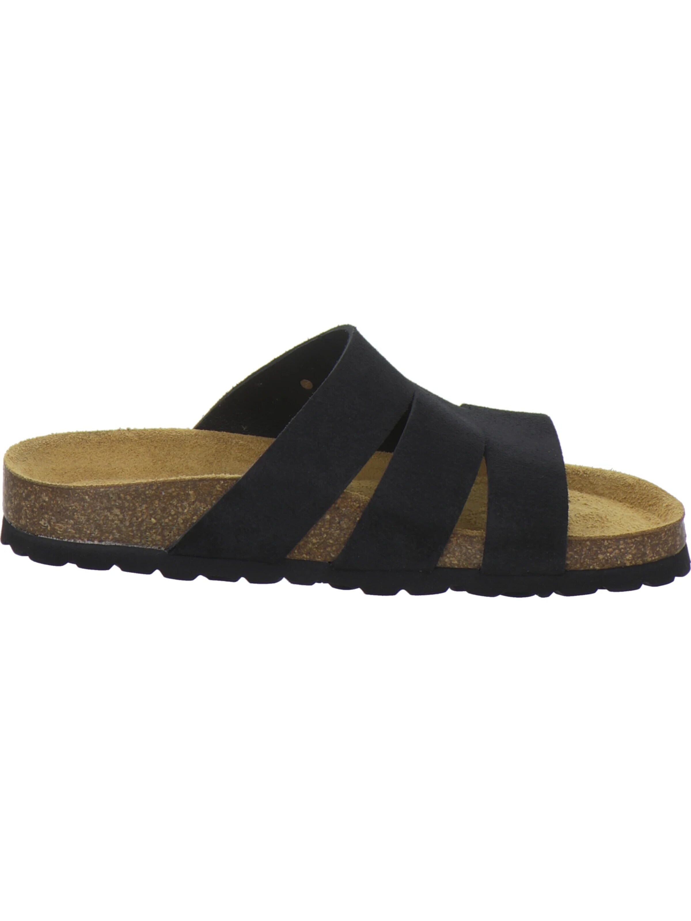 Zoccoletto 'Pantoletten Damen schwarz Veloursleder' di AFS-Schuhe in nero