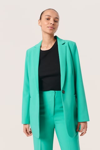 SOAKED IN LUXURY - Blazer 'Corinne' en verde: frente