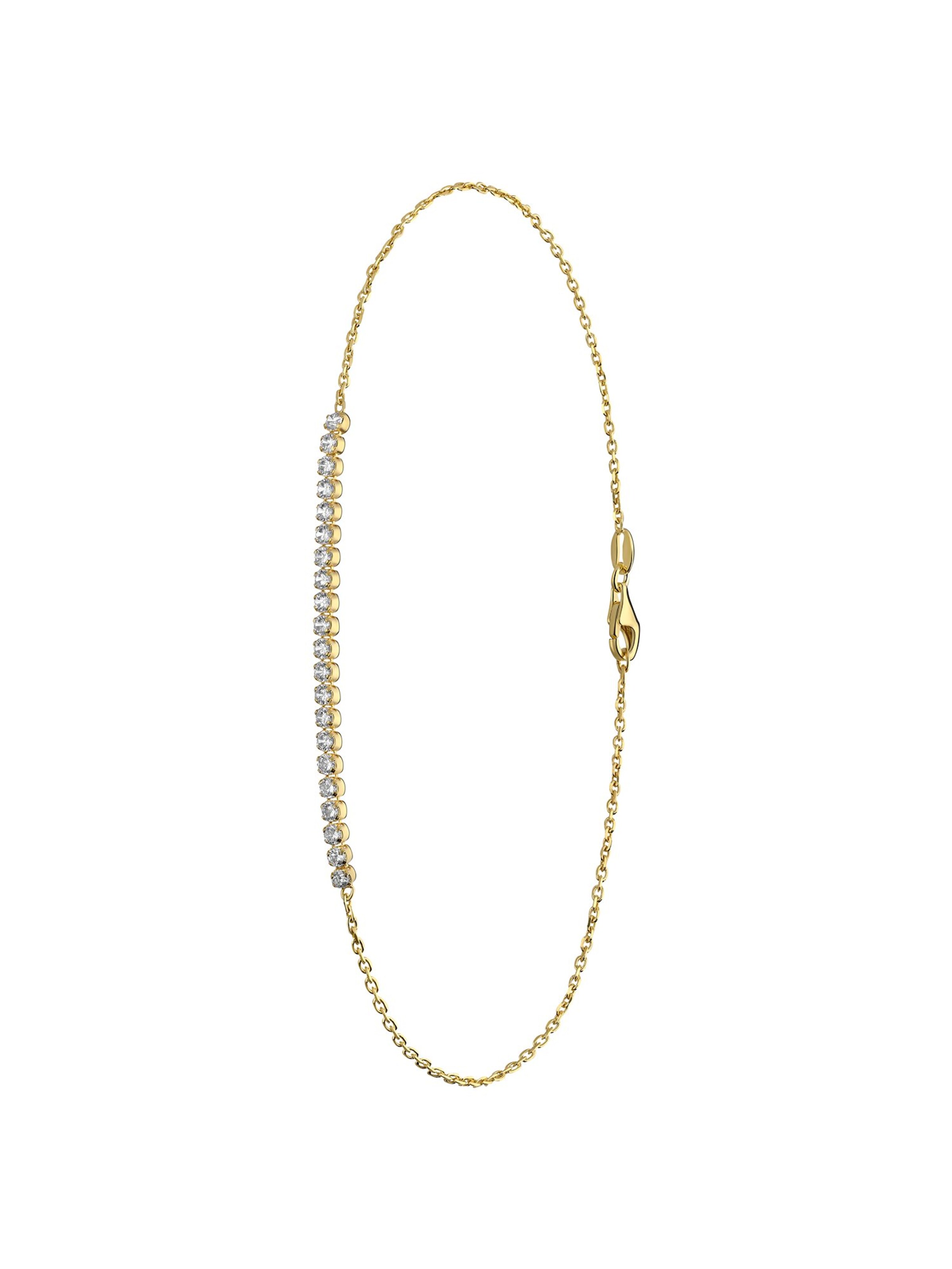 Lucardi Foot jewelry in Gold: front