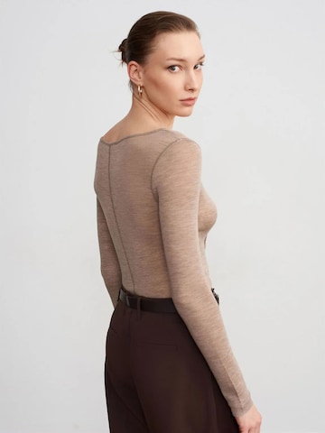 Dilvin Blusen in Beige