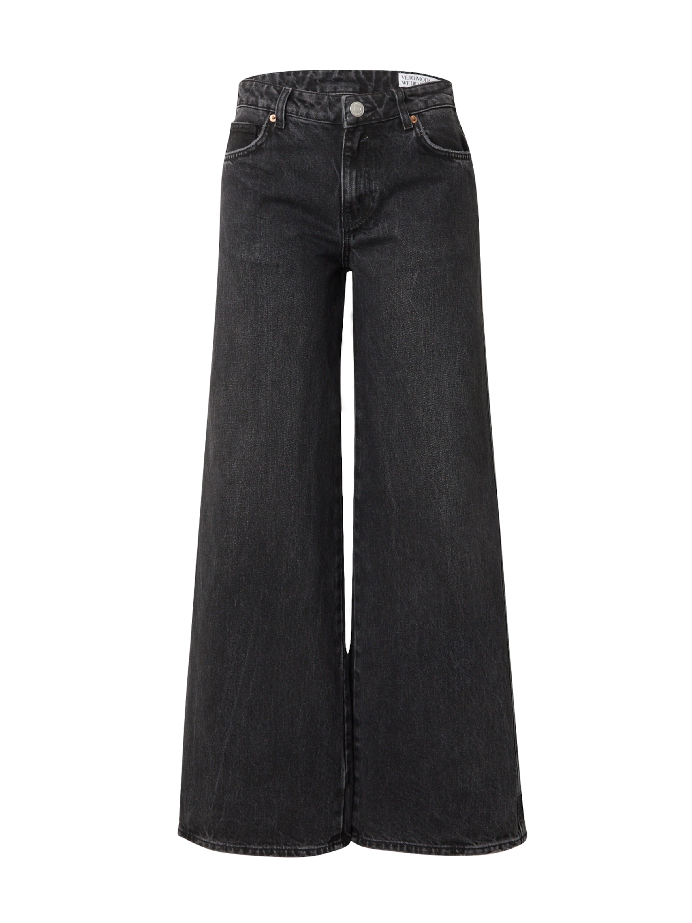 VERO MODA Wide Leg Jeans 'REMY' i sort: forside
