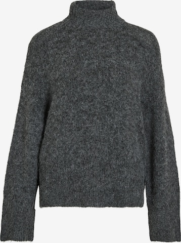 VILA Strickpullover 'VIMARLEY' in Grau: Vorderseite