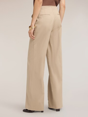 MOTIVI - Pierna ancha Pantalón en beige
