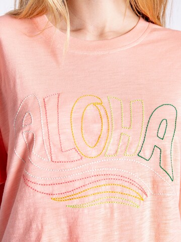 T-shirt ' Cozy' PJ Salvage en rose