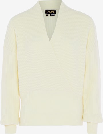 caspio Sweater in White: front
