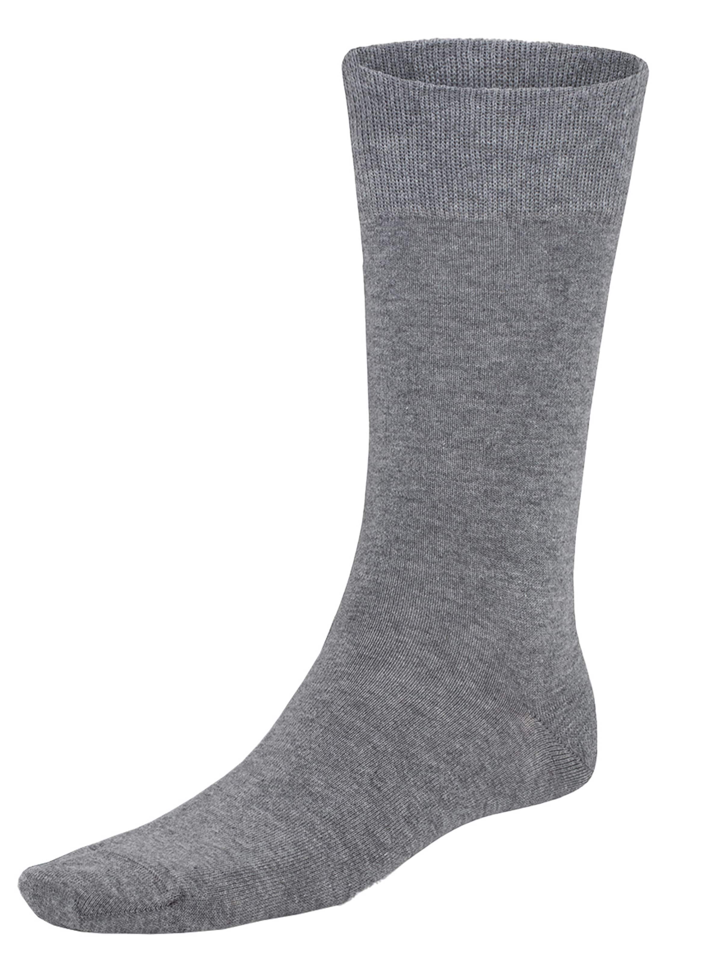 KUNERT Socken 'Richard' in Grau: Vorderseite