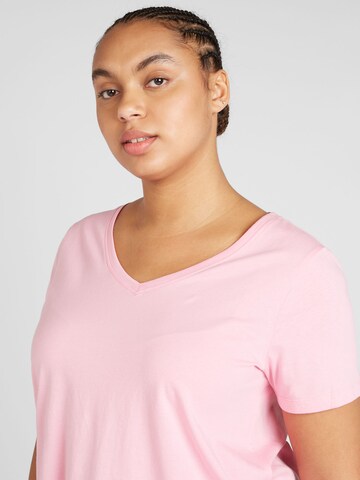 ONLY Carmakoma Koszulka 'BONNIE' w kolorze różowy