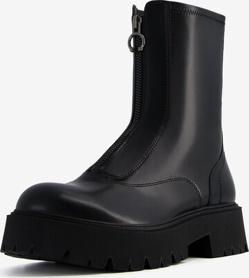 Bottines Bershka en noir : devant