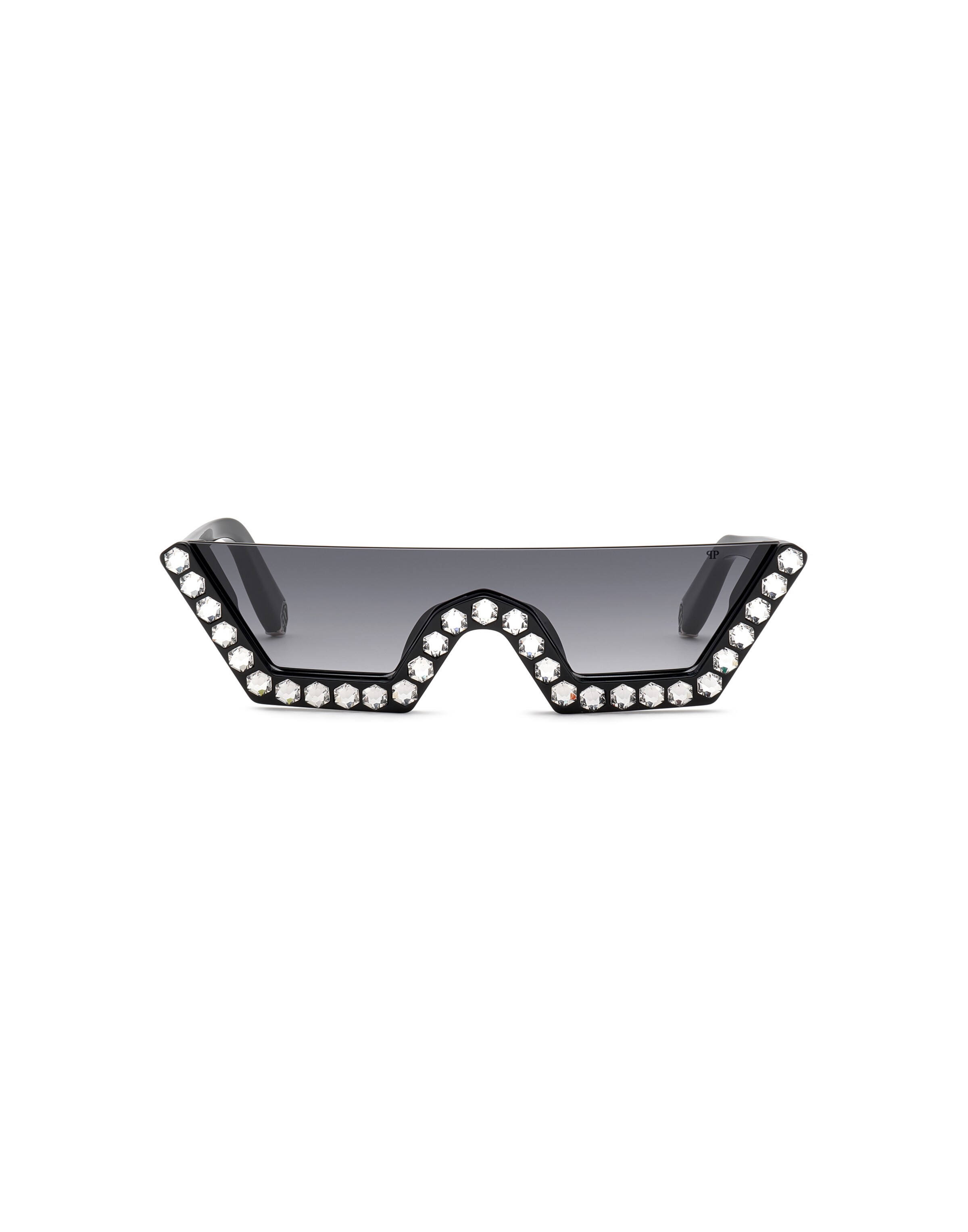 Philipp Plein Sunglasses in Black: front