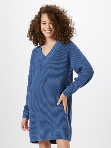 VILA Knitted dress 'Nia' in Blue: front