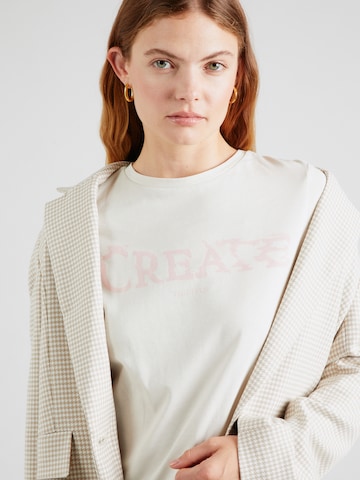 T-shirt QS en beige