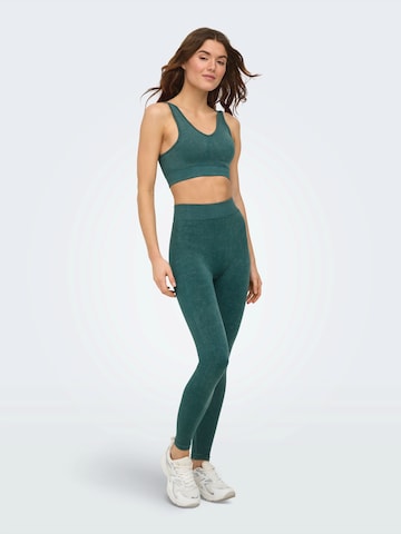 ONLY PLAY Skinny Sporthose 'ONPedda' in Grün