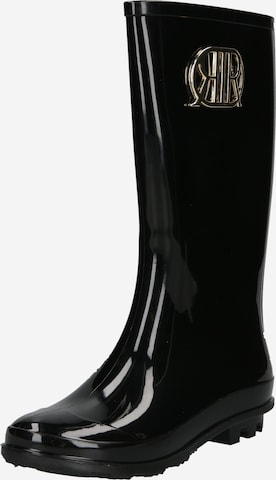 River Island Rubber boot in Black: front