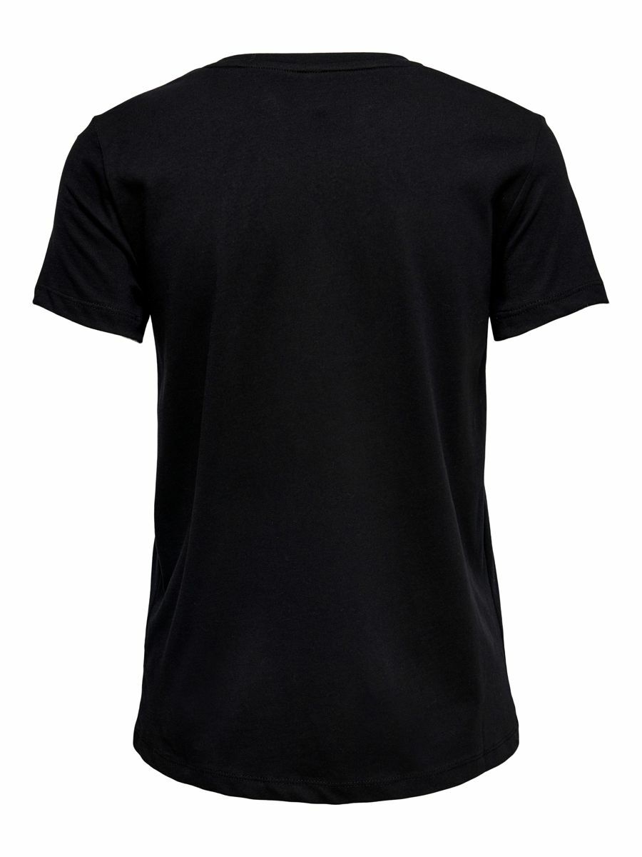 ONLY T-Shirt Kita in Schwarz 