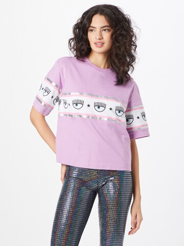 Chiara Ferragni Shirt 'MAGLIETTE' in Purple: front