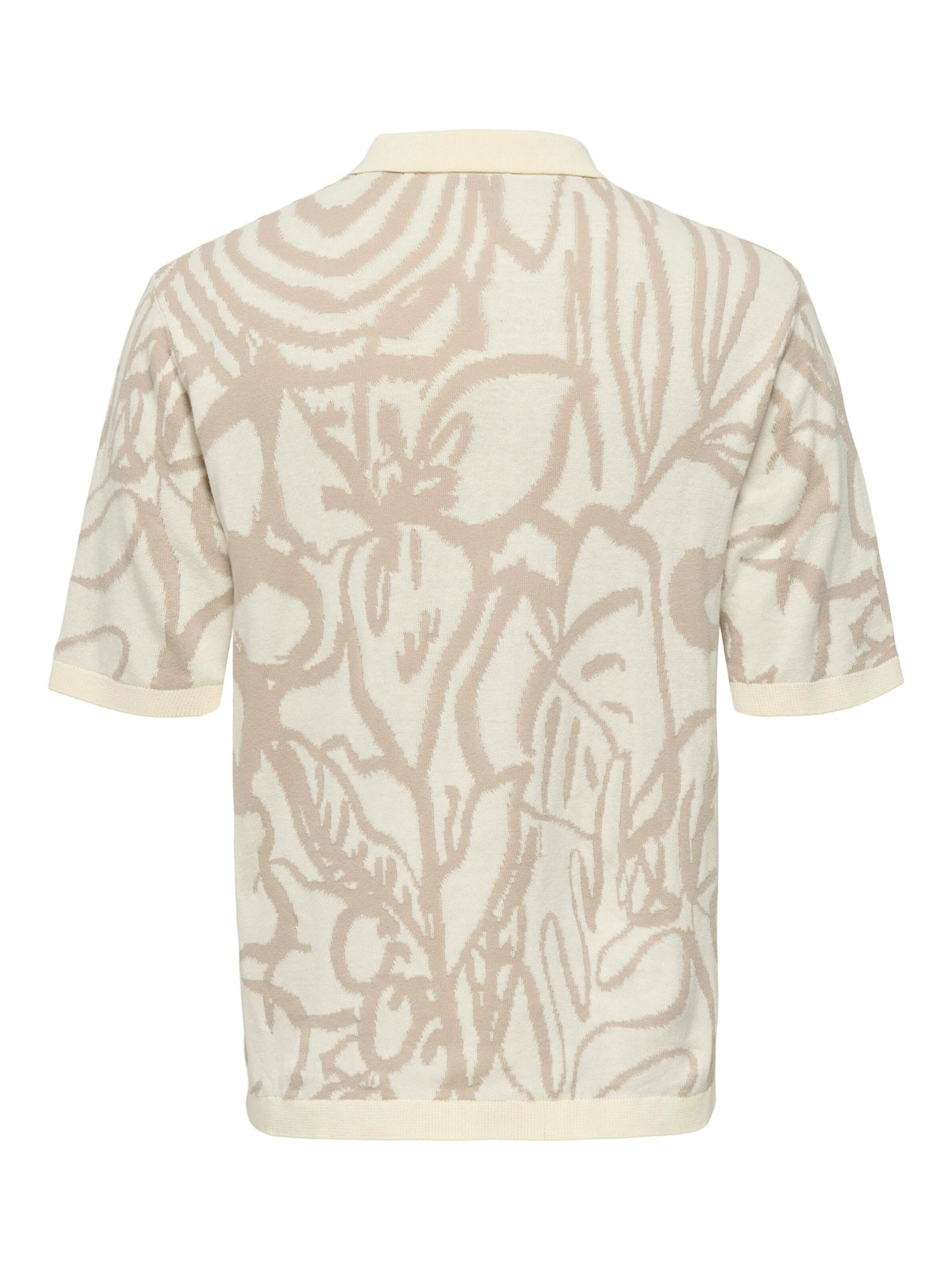 Only & Sons Strickjacke 'ONSKimo' in Weiß