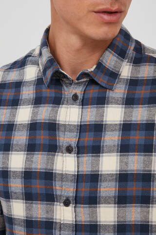 BLEND Slim fit Button Up Shirt 'ALAN' in Blue