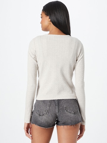 LMTD Knit Cardigan in Beige