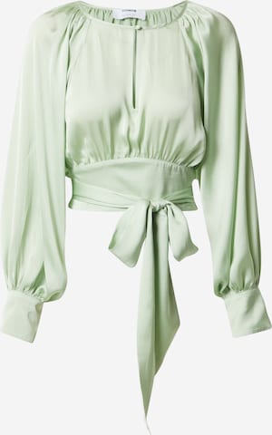 ABOUT YOU x Iconic by Tatiana Kucharova Blouse 'Allie' in Green: front