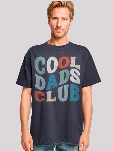 T-Shirt 'Cool Dads Club' F4NT4STIC en bleu : devant