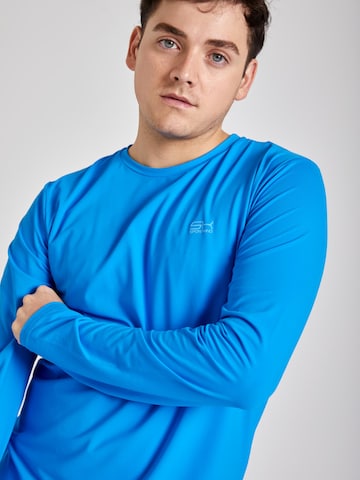 SPORTKIND Funktionsshirt 'Crew Neck Long Sleeve Shirt'‌‌‌‌‌‌‌ in Blau