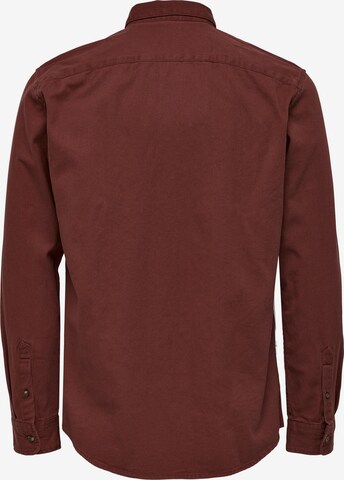 Only & Sons Comfort Fit Hemd 'Bryce' in Rot