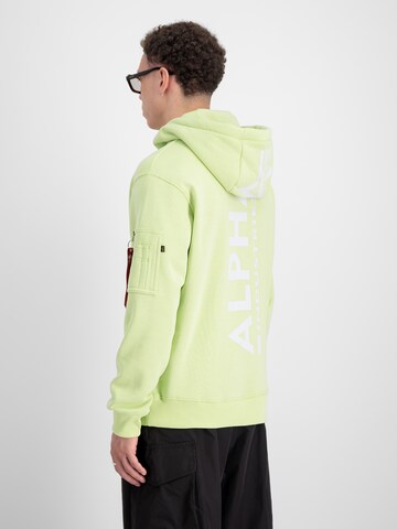 ALPHA INDUSTRIES Sweatshirt in Groen