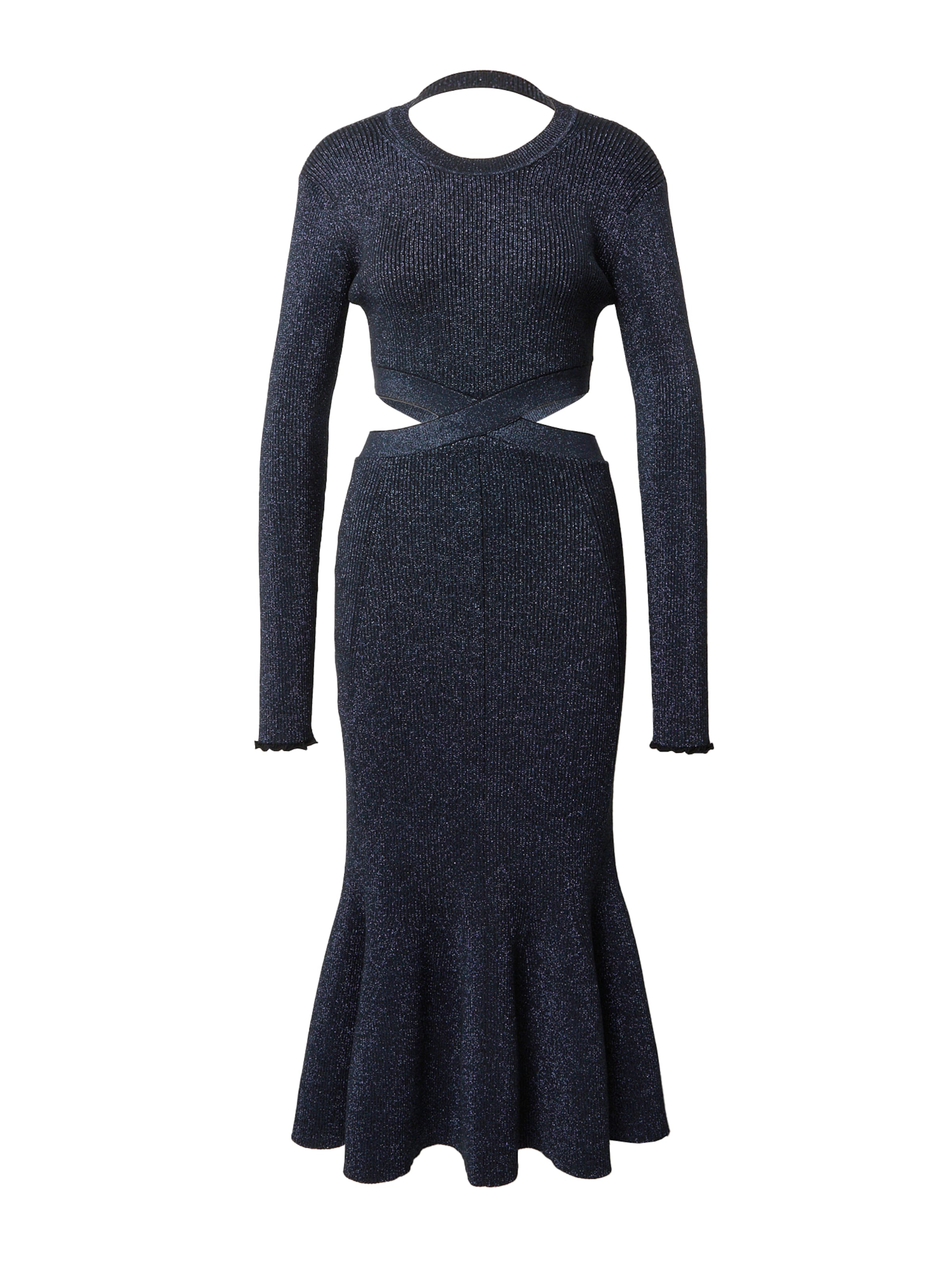 3.1 Phillip Lim Kootud kleit 'MARLED', värv must: eest vaates