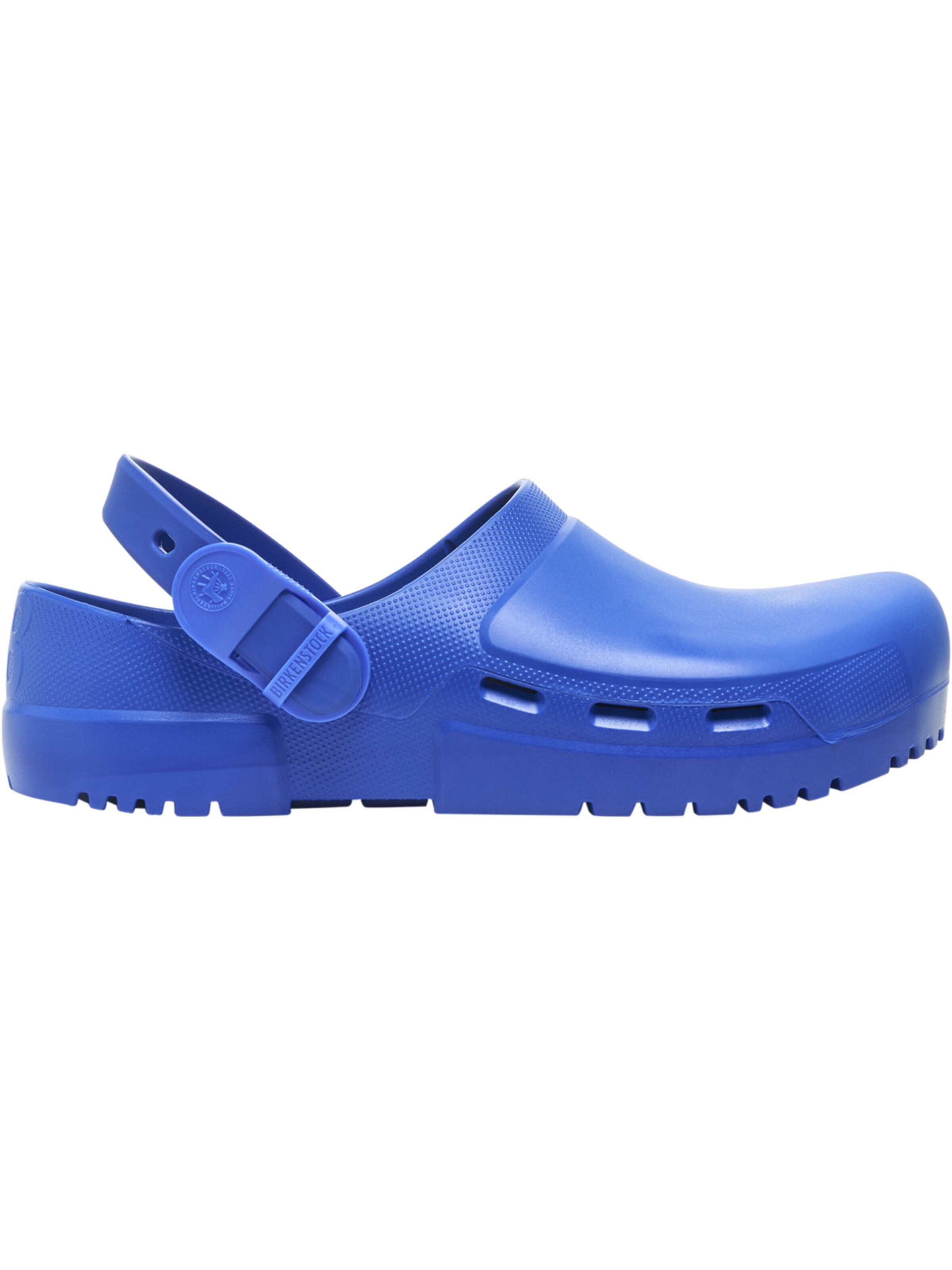 BIRKENSTOCK Clogs 'Freizeitschuh Birki-Air' in Blau