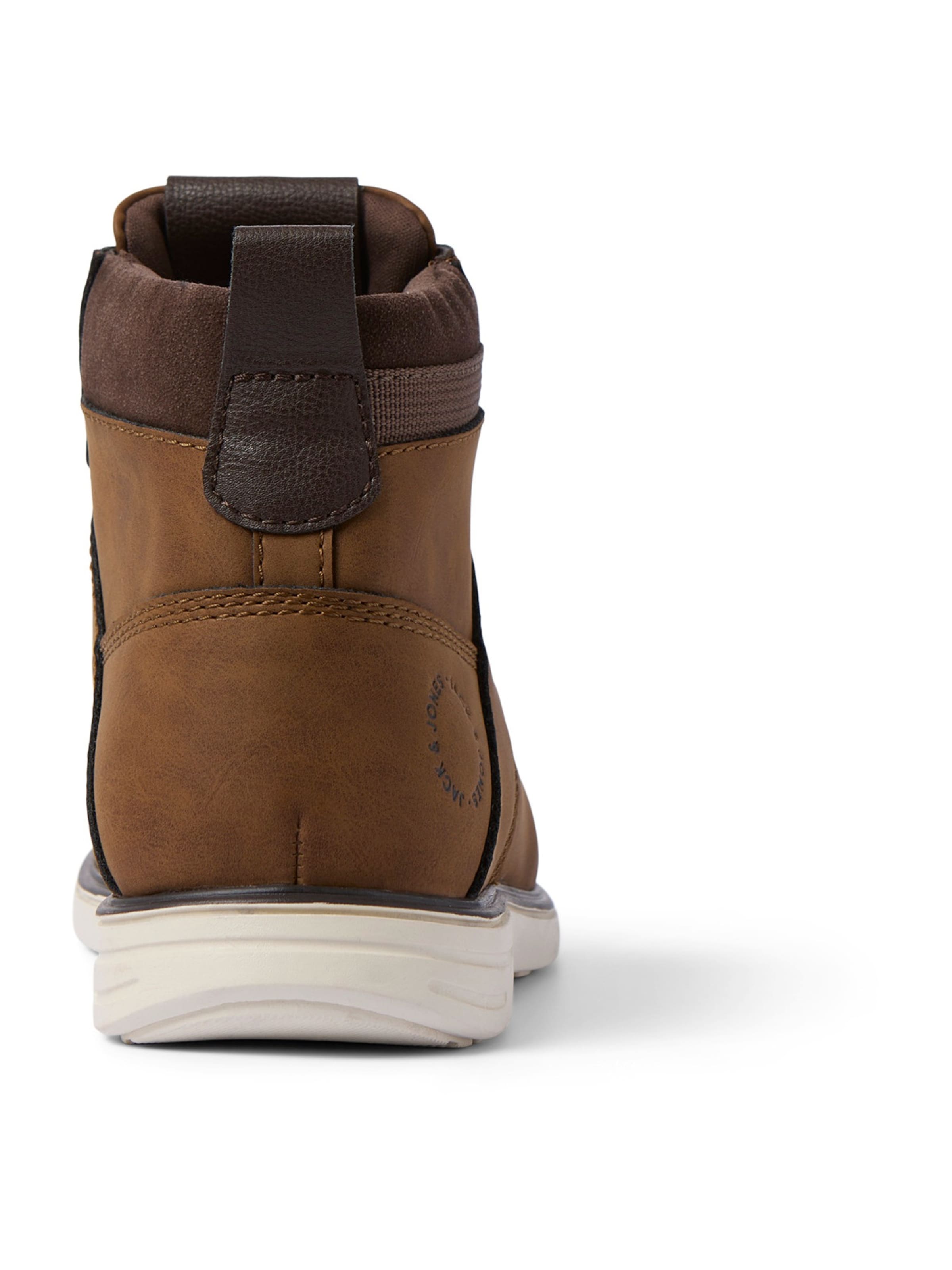 JACK & JONES Lace-Up Boots 'JFWDENVER' in Brown