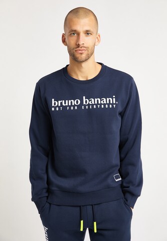 BRUNO BANANI Sweatshirt 'King' in Blauw: voorkant