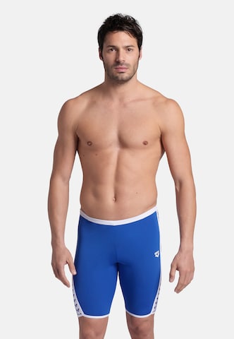 ARENA - Calções de banho desportivos 'ICONS' em azul