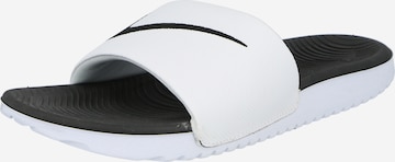 NIKE Beach & Pool Shoes 'Kawa' in White: front