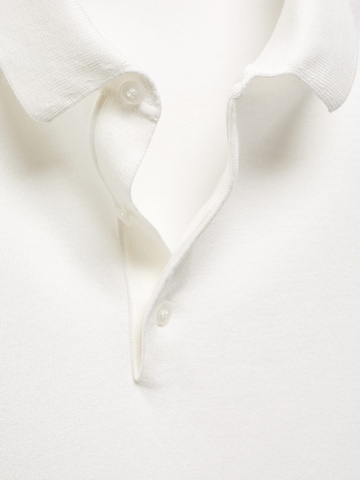 MANGO MAN Poloshirt 'ARRAONA' in Weiß
