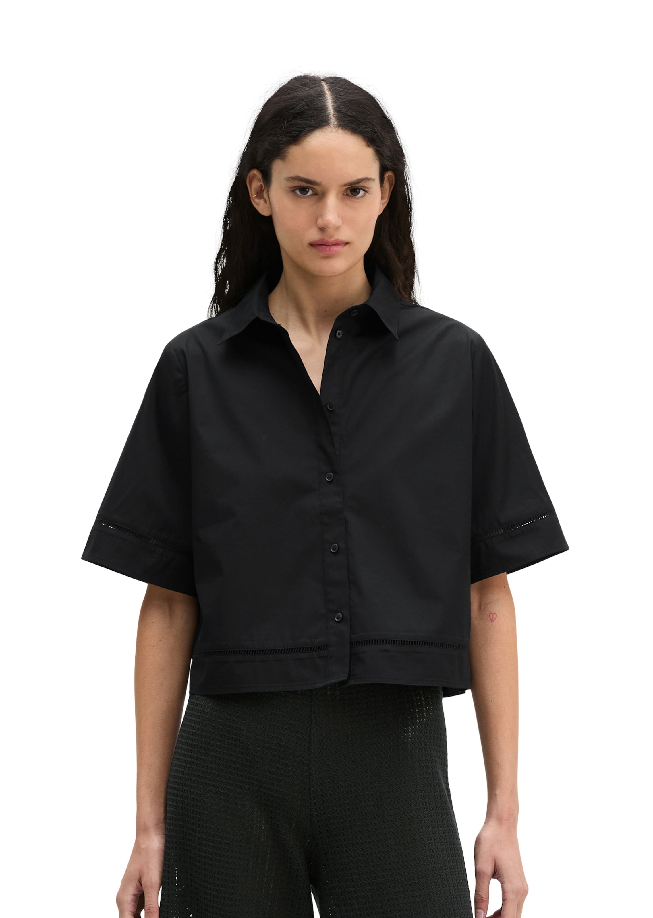Marc O'Polo Blouse in Black: front