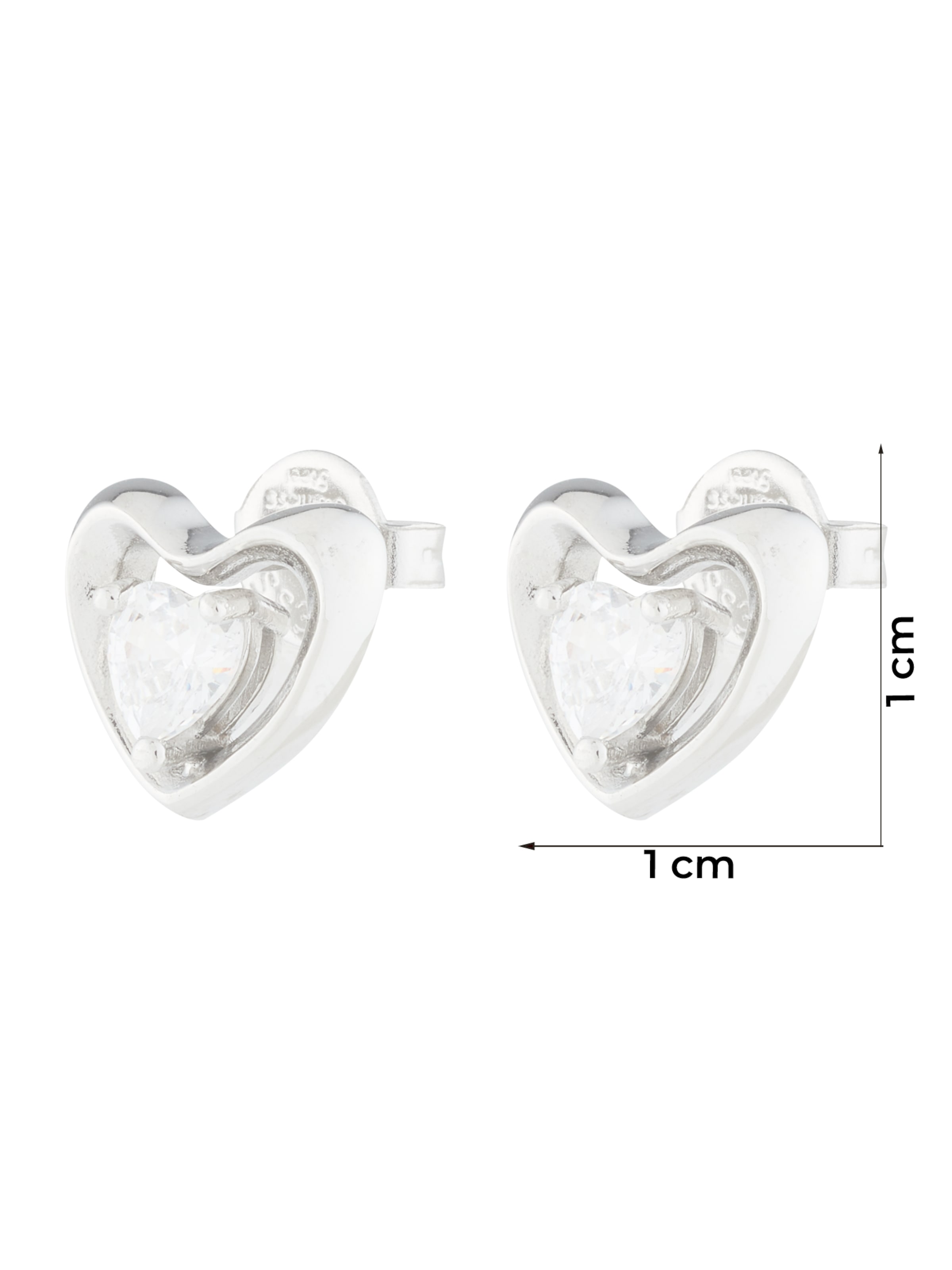 Cercei de la GUESS pe argintiu