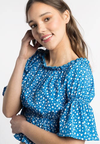 MYMO Blouse in Blauw