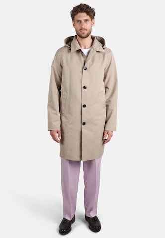 Fuchs Schmitt Between-Seasons Coat in Beige: front