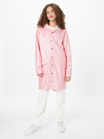 RAINS Between-Season Jacket in Pink: front