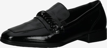 GABOR Classic Flats in Black: front