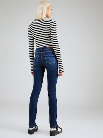 Coupe slim Jean 'JULIA' Sublevel en bleu