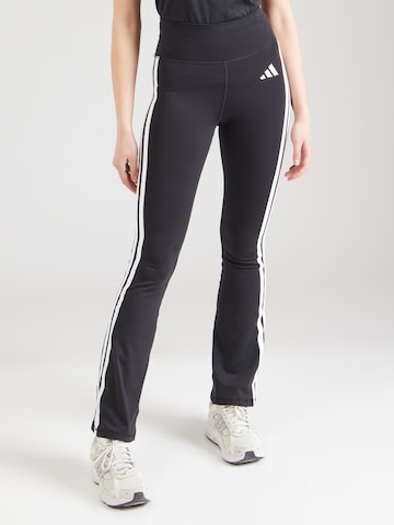 Flared Pantaloni sportivi di ADIDAS PERFORMANCE in nero: frontale