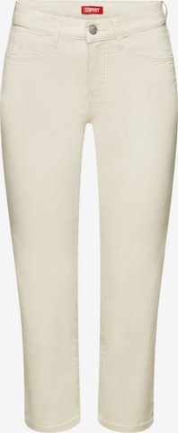 Coupe slim Pantalon ESPRIT en beige : devant