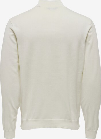 Only & Sons Sweter 'WYLER' w kolorze biały