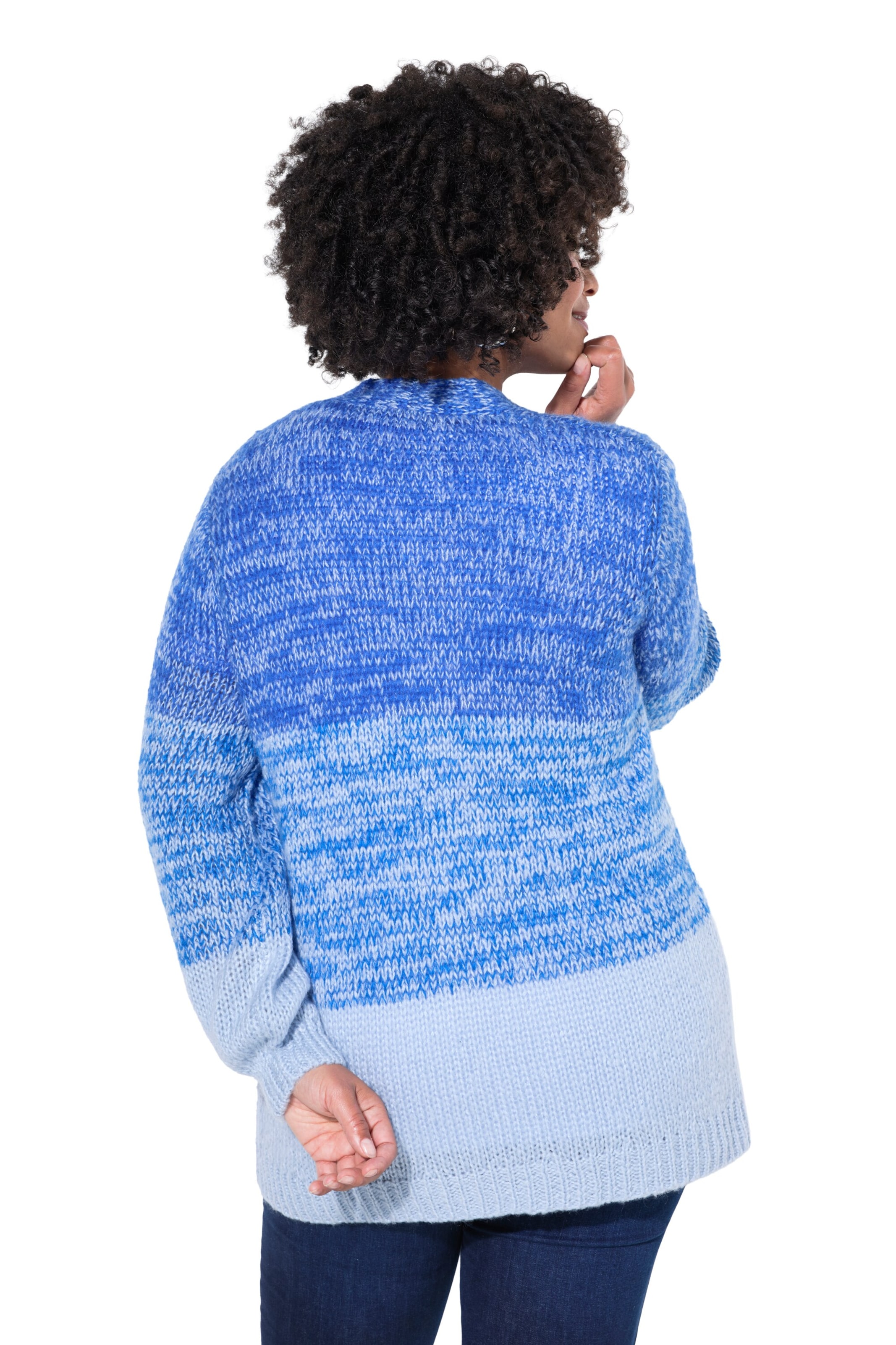 Angel of Style Knit cardigan in Blue