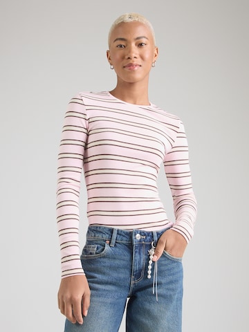 Tricou de la Tally Weijl pe roz: față