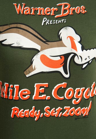 LOGOSHIRT T-Shirt 'Coyote' in Grün